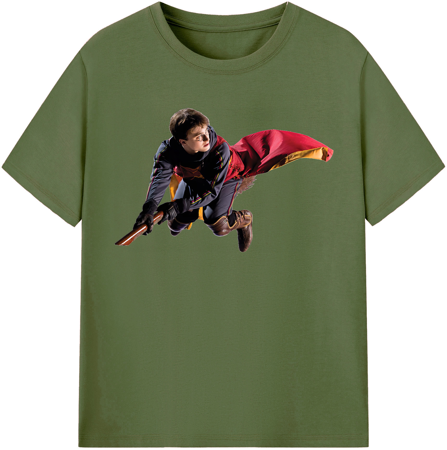（画像用） Harry Potter ハリー・ポッターシリーズ 綿100％半袖Tシャツ（フロントプリント）